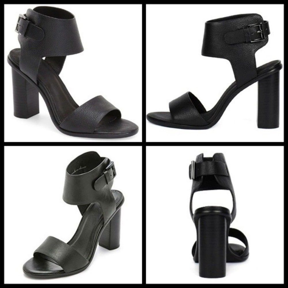 Authentic Joie Opal Leather Strappy Heels